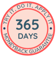 Your Unique Home Design Personality course comes with a 365 Day Money Back Guarantee