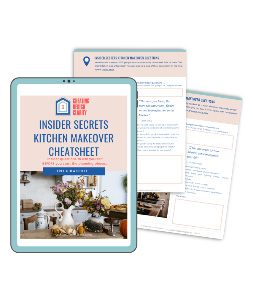 Insider Secrets Kitchen makeover Cheatsheet