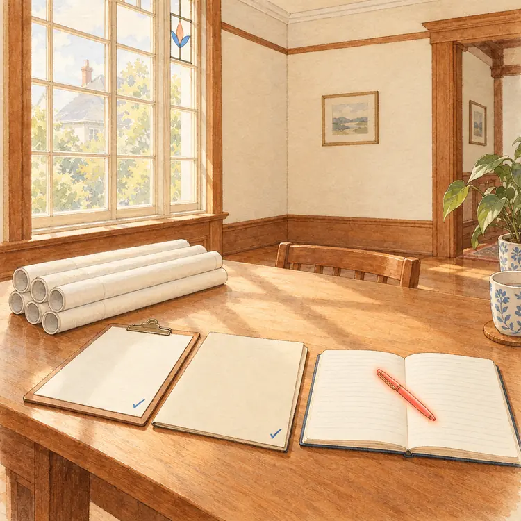The step nobody checks: plans, quotes and consents all get signed off. How you want your home to feel is the page left blank.